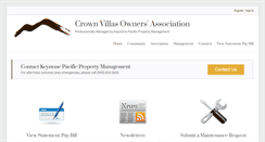 Desktop Screenshot of crownvillas.net
